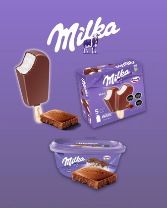 Helado Trendy Milka